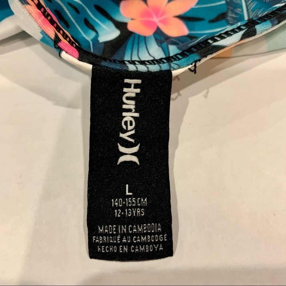 HURLEY Reversible Floral / Stripe Bikini Bottoms - Picture 5 of 5